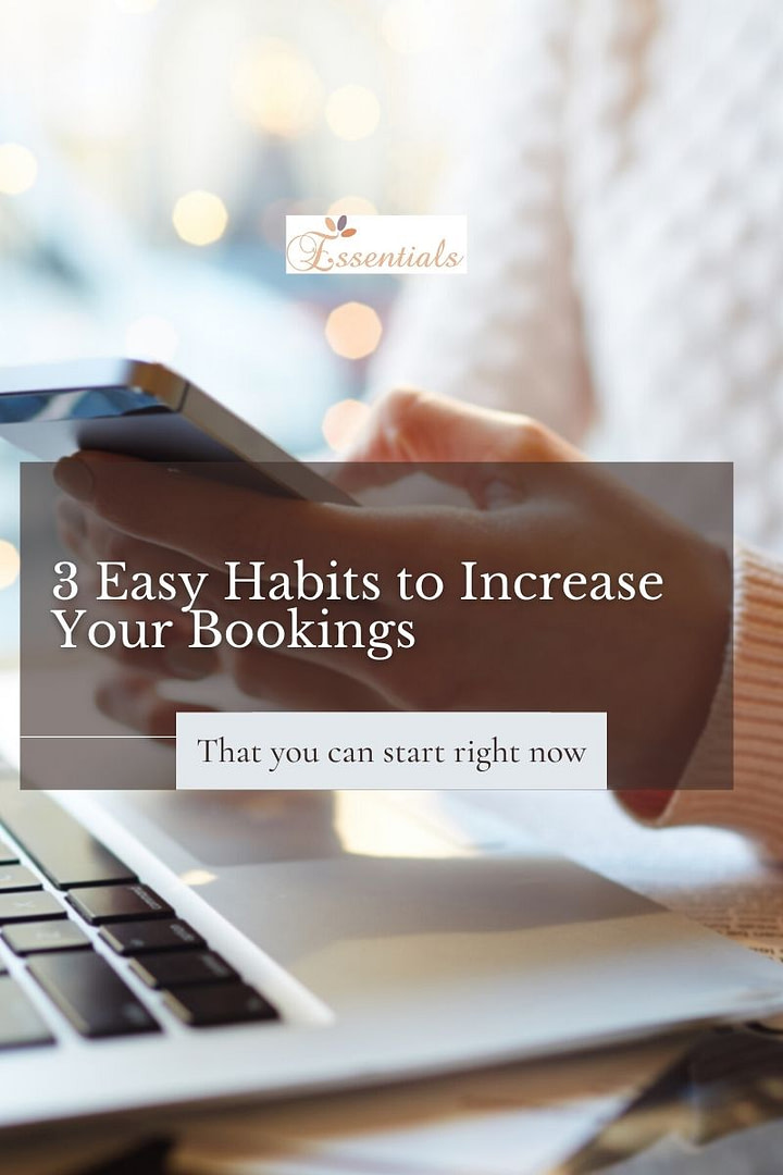 Increase bookings in your holistic therapy business