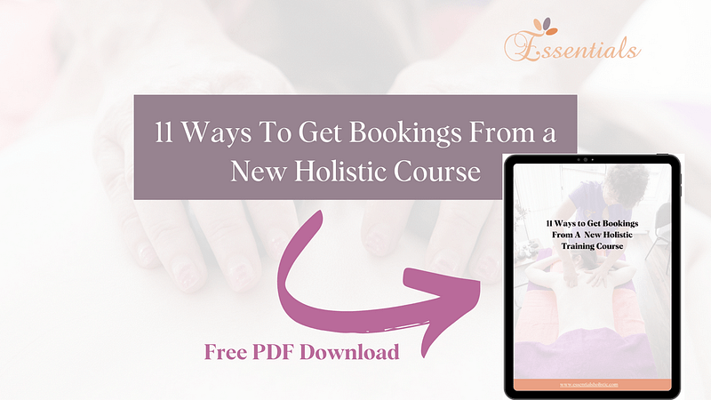 Bookings from a new holistic course